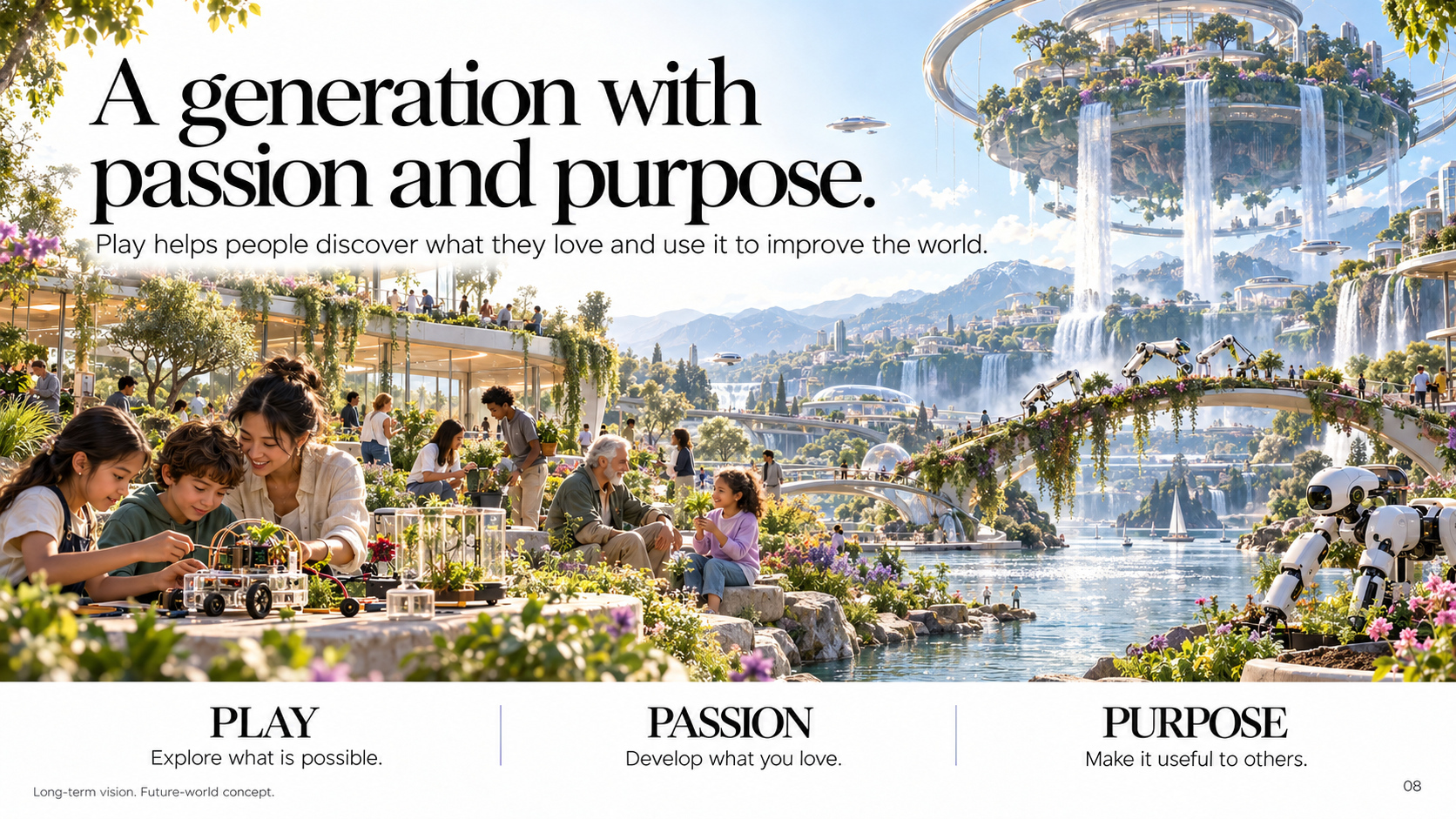 Leelaa's imagined world, with play, passion and purpose at its centre